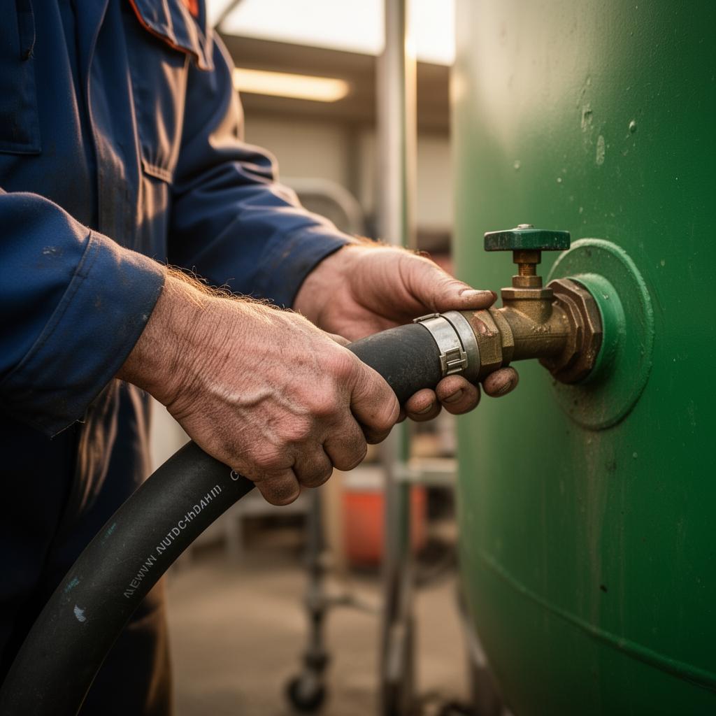 Vakmanschap: handen aan de slang